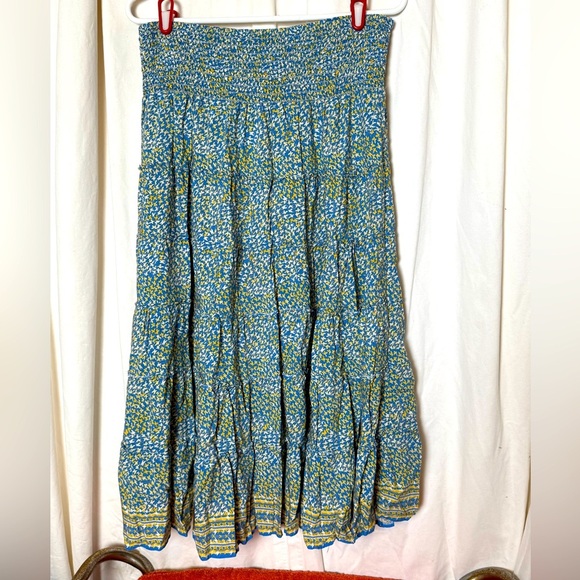 Max Studio Women's Sz XL Bohemian Cottagecore Floral MIDI Skirt - Picture 1 of 7